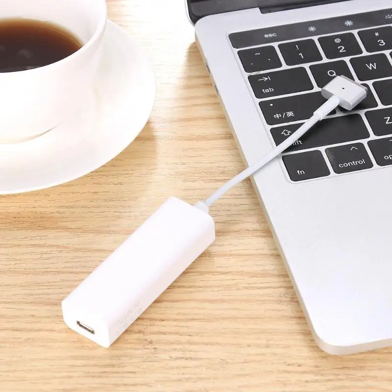 USB C к Magsafe 45 Вт 60 Вт конвертер адаптер для MacBook Pro компьютера быстрый безопасный подключение Т-образной головки L головы серии зарядки