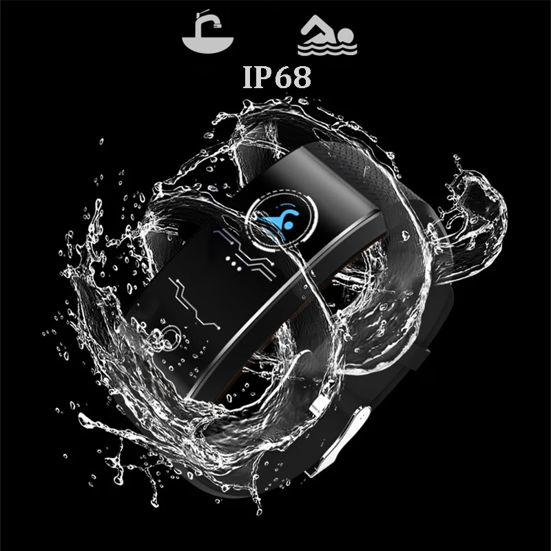 Браслет Смарт часы Для мужчин IP68 Водонепроницаемый наручные для мужские