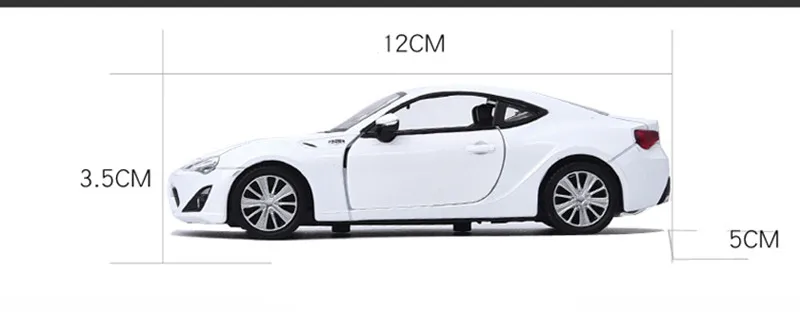 Модели легкосплавных автомобилей 1:36 модели суперавтомобилей GT86 с высокой