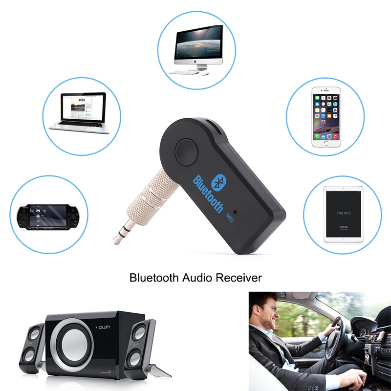 YODELI Автомобильный Bluetooth AUX 3 5 мм разъем приемник Handsfree Call Музыка Аудио адаптер A2dp