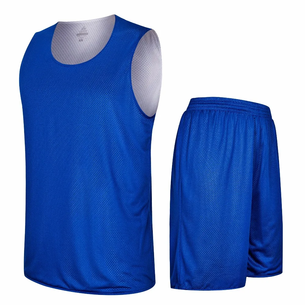 

Men's Reversible Basketball Jersey Double Sided 2018 Set High Quality Suit Shirt Custom Women Basketball Uniform Wear Summer