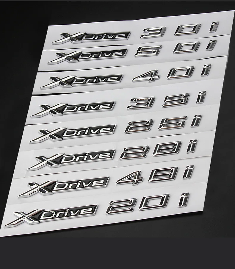 2 шт. Заводская Поставка ABS оригинальный Quaity x drive 18i 20i 28i 30i 35i 40i 25i 48i 50i наклейка на