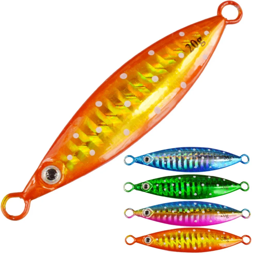 Свинцовая рыба Afishlure 4 шт./лот медленно Тонущая свинцовая джиг 20 г/40 г/60 г/80 г/100 г/150