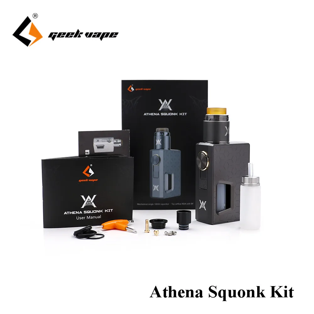 Большая распродажа! GeekVape Athena набор сквонок 6 5 мл бутылка с сквонк механический