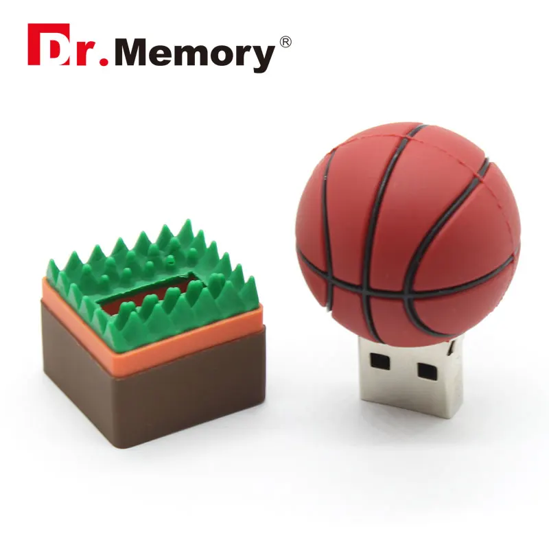 Оригинальные USB флеш накопители 16 ГБ футбол баскетбол спортсмены мини флешка