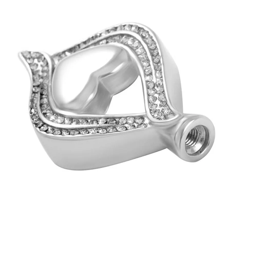 MJD8111 подвеска в форме глаза сердца для Keepsake виде урна ожерелье держатель золы