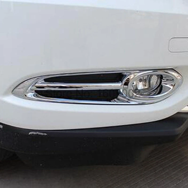 Для 2014 2015 2016 HONDA HR V LX VEZEL ABS хром передняя крышка Foglight для Vezel/HRV Высокое качество