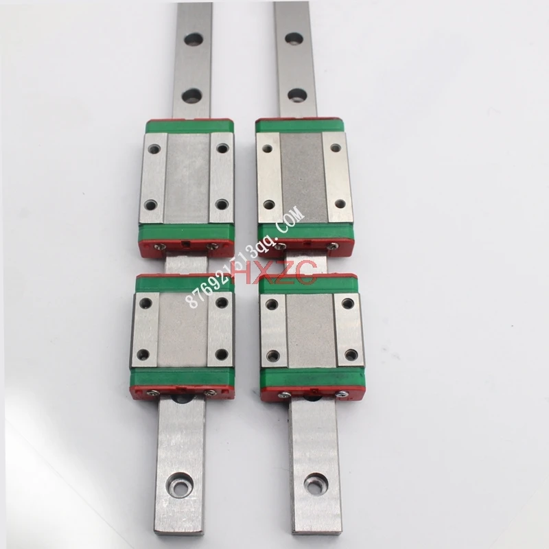 Hxzc MGN7 MGN9 MGN12 MGN15 300 350 400 450 500 600 800 мм миниатюрные линейные рельсы горка 1pcMGN9
