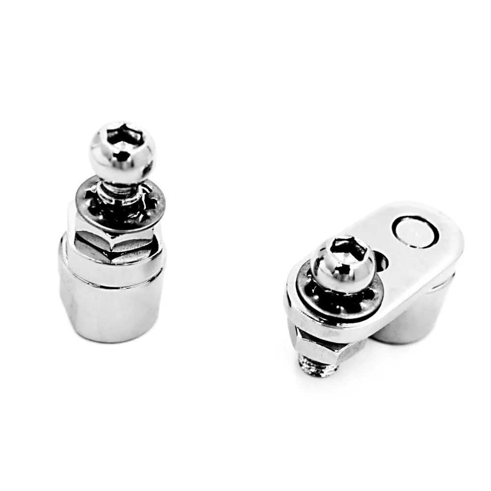 Supports de délocalisation de clignotant chromé pour Harley Dyna Fatboy Beakout Sportster