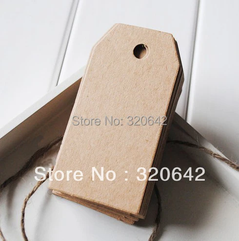 Самодельные этикеты пустые крафтовые коричневые для одежды бумажные подвесные