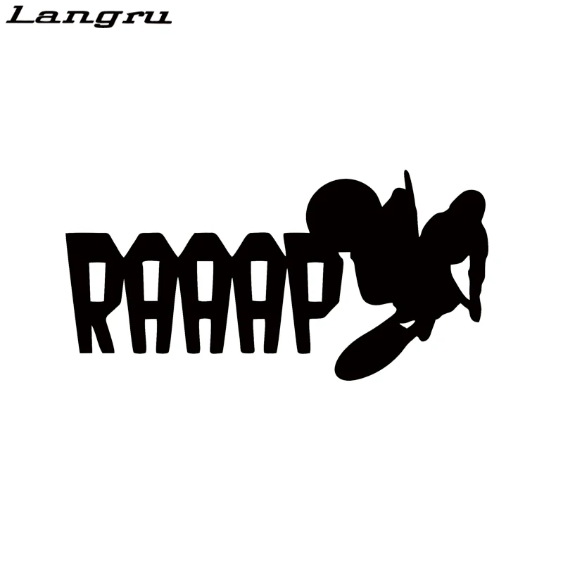 Langru горячая Распродажа индивидуальная виниловая наклейка на Байк Braaap