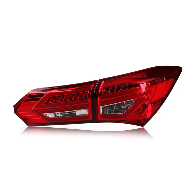 Benz Style Red Светодиодный задний светильник s для Toyota Corolla тормозной сигнальный задний светильник стоп задние лампы в сборе для Lexus style - Цвет: Benz Style Red