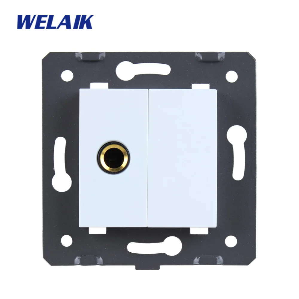Микрофонная розетка WELAIK A8MIW/B стандарт ЕС запчасти сделай сам настенная