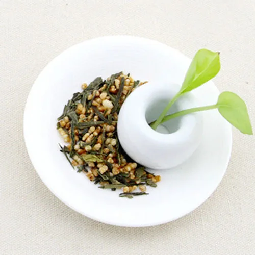 Коричневый Рис Зеленый Чай 500 г Премиум Генмайча Сенча Органического