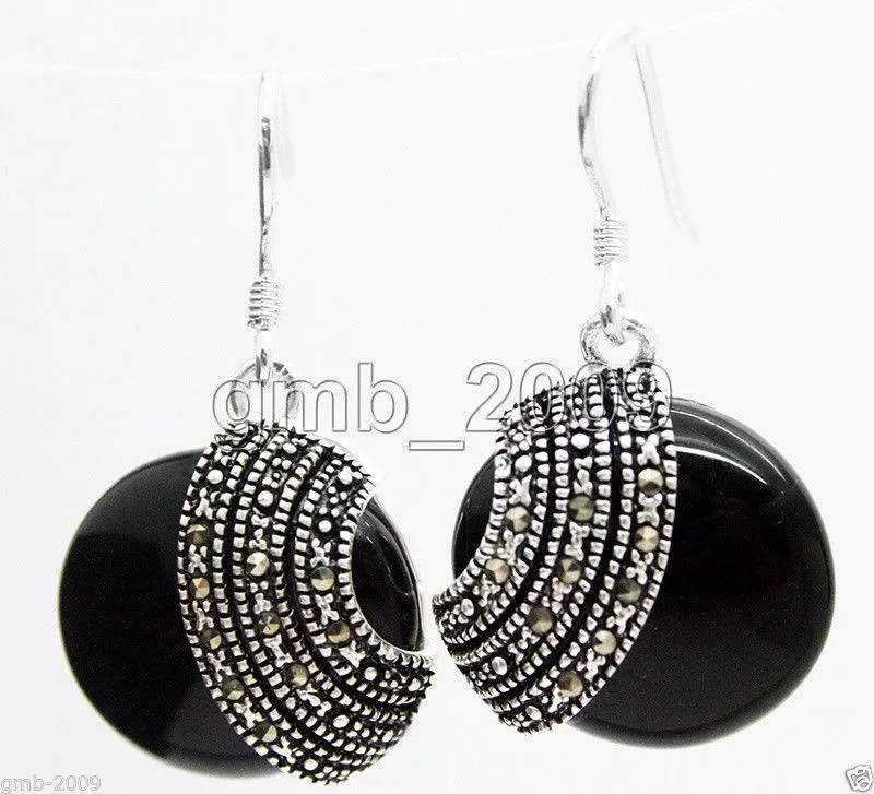 Длинные женские серьги ручной работы из искусственного серебра 18*18 мм с