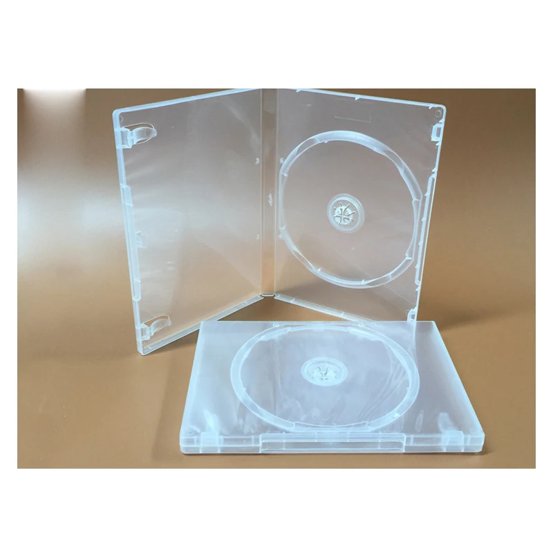 Прозрачный мягкий пластиковый чехол 1DVD 190x135x14мм 2 шт. 1 диск|case brand|case casecase transparent |