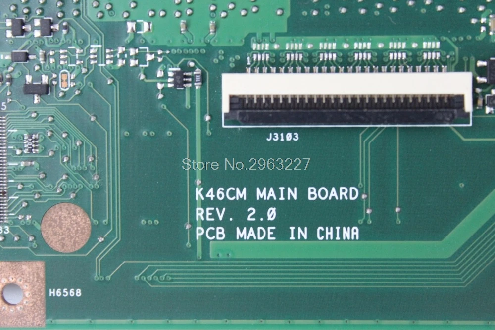 K46CM материнской REV2.0 GT 635 м 2 ГБ 987U для ASUS K46C A46CB Материнская плата ноутбука K46CM плата K46CM материнской Тесты OK