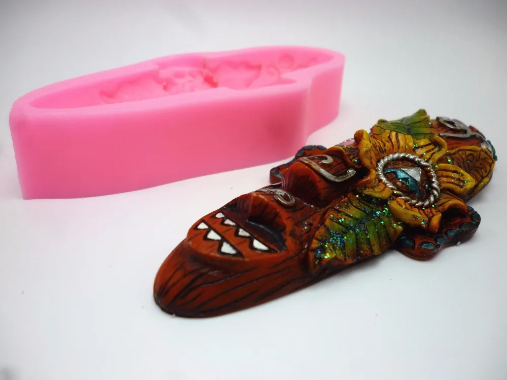 Форма для африканской маски лица силиконовая форма инструменты выпечки кухонные