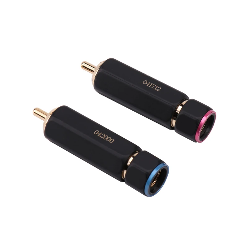 Линейный RCA штекер PR 109 с позолотой замок лотоса разъем сигнальной линии разъемы
