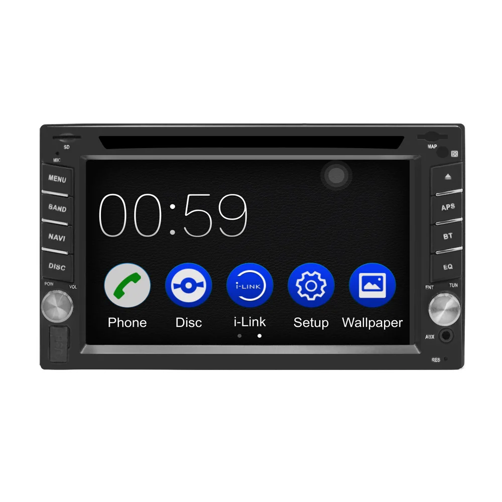Автомагнитола 2din с DVD плеером универсальная стереосистема GPS Bluetooth для nissan SWC FM AM