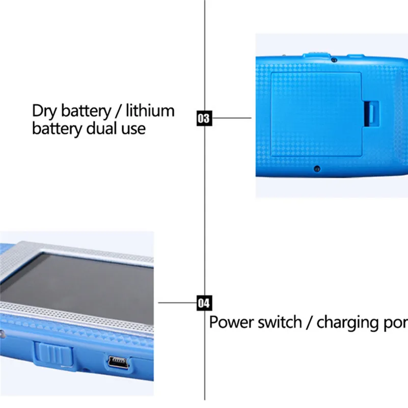 Портативные портативные видеоигры с консолями 3 5-дюймовая детская головоломка 416