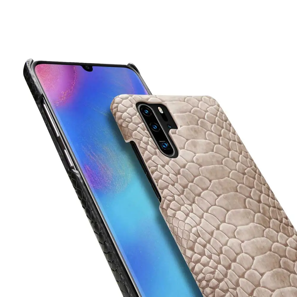 Boucho кожаный чехол для телефона из змеиной кожи для huawei P30 P20 lite Pro mate 20 RS P30lite P20pro P20lite P30pro 20RS жесткий чехол из поликарбоната