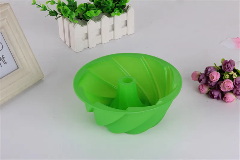 DIY спиральная форма для торта 19*8 см пищевые жаропрочные Инструменты для выпечки на день рождения форма для торта силиконовая форма для шоколада украшения торта
