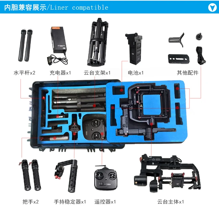 DJI ronin MX Защитный Водонепроницаемый чехол высокого качества ударопрочный