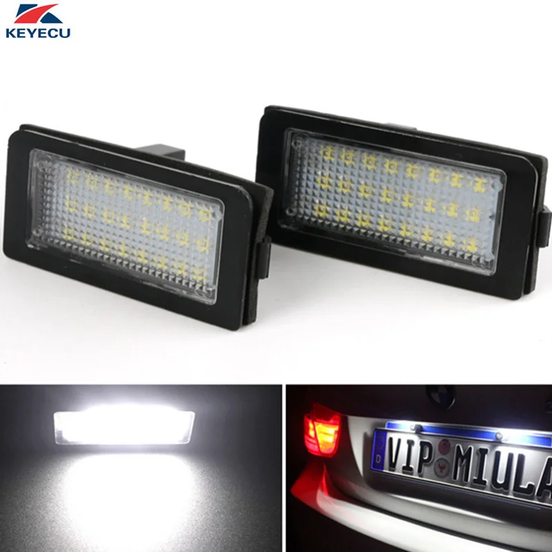 Лампы светодиодные KEYECU супер белсветодиодный 12 В 6500 К 3528 24SMD для BMW E38|Корпус| |