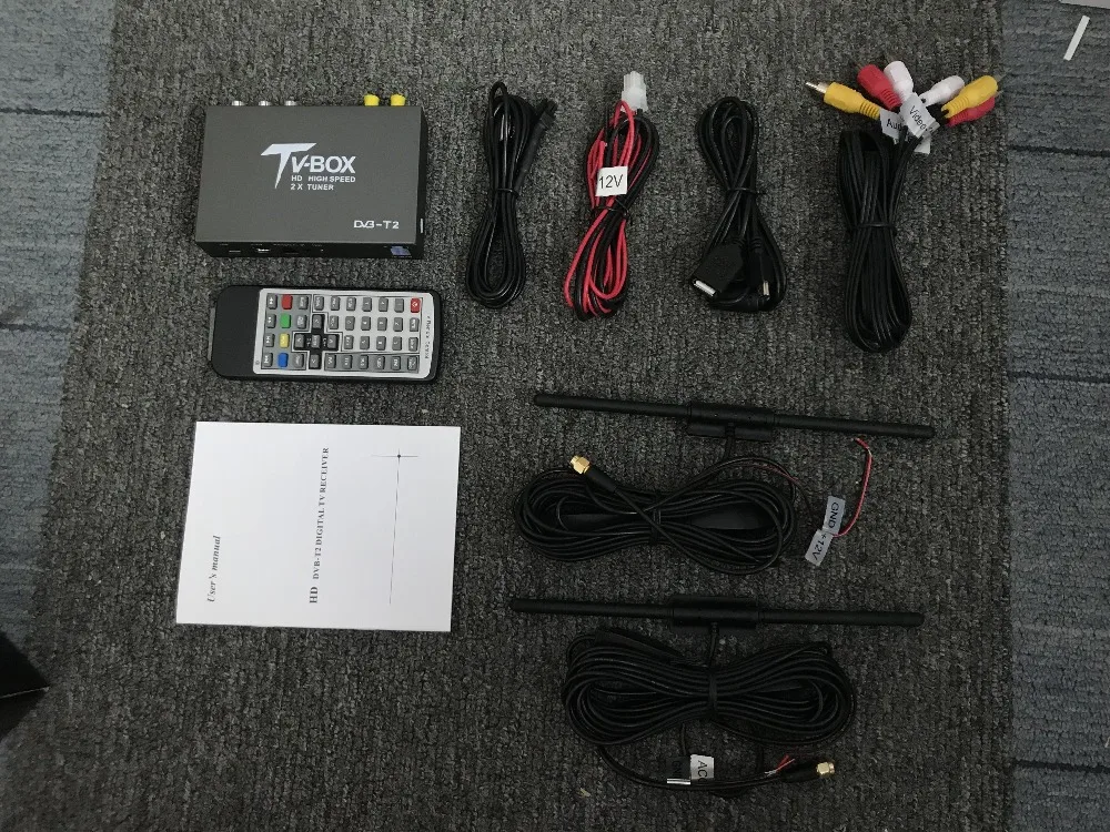 Автомобильный монитор HD DVB T коробка/HD T2/HD T2(H.265)/ISDB T/ТВ box подходит только для