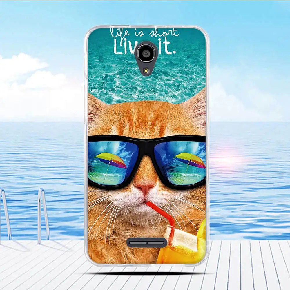 Чехол для Alcatel Pop 4 Plus + 5 &quotOT5056 чехол с 3D рельефным рисунком задняя крышка из ТПУ