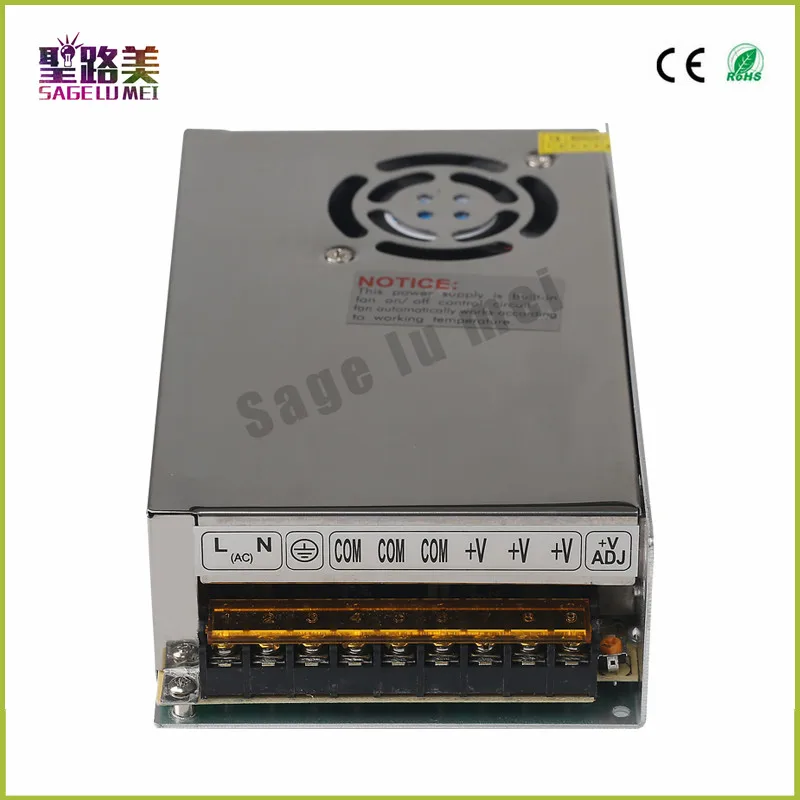 Output DC 12V 25A 300W AC to Universal Regulated Switch Power Supply Transformer For LED Strip Light Module Lamp 110/240V | Лампы и