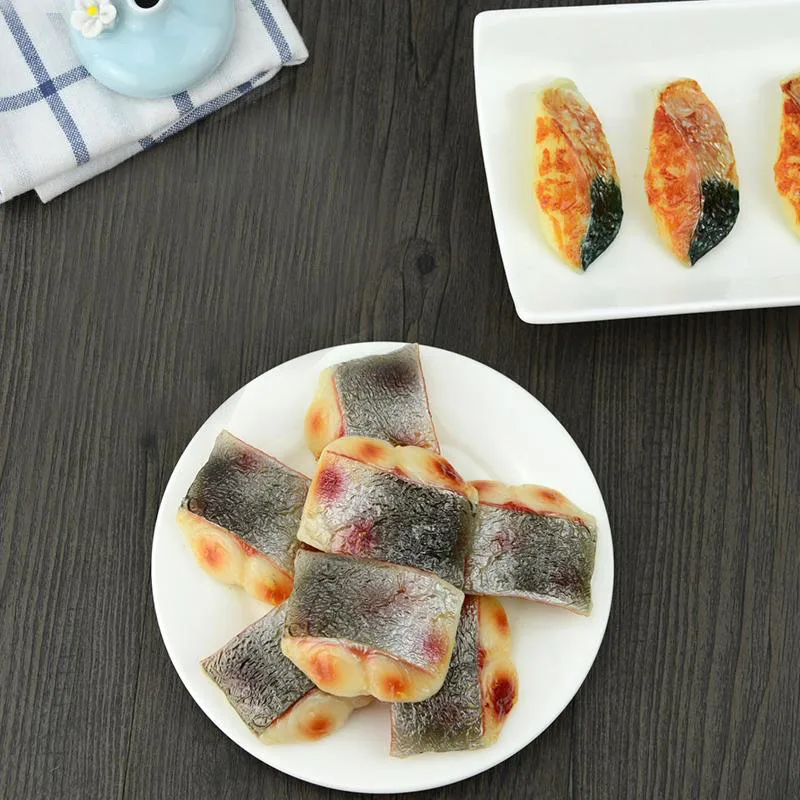 

050 Simulated barbecue fish game model decoration fake Barbecue fish