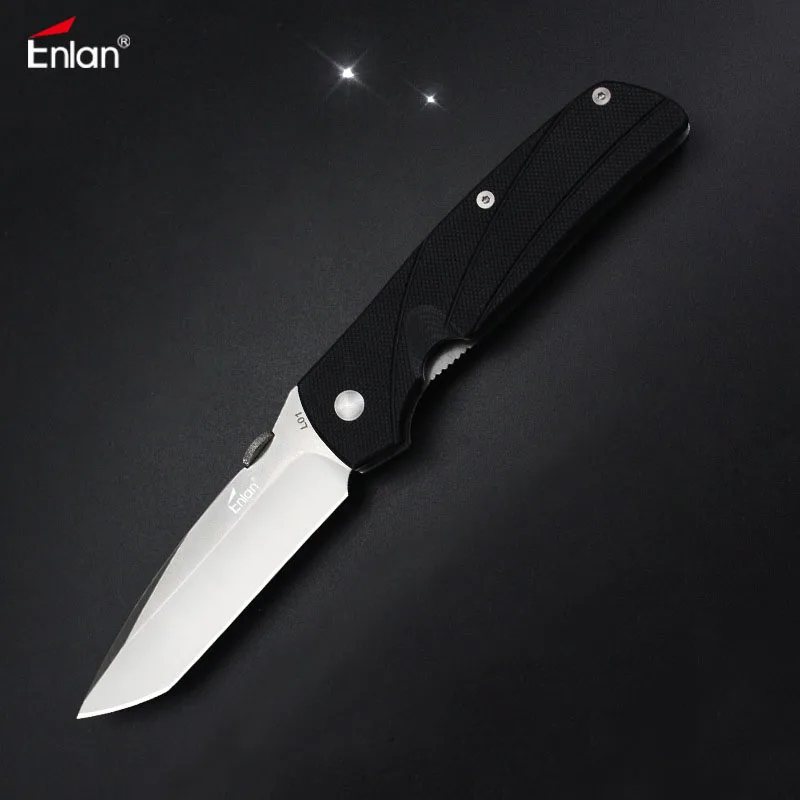 Складной нож Enlan L01 с лезвием 8Cr13Mov ручка из стекловолокна уличная коллекция для