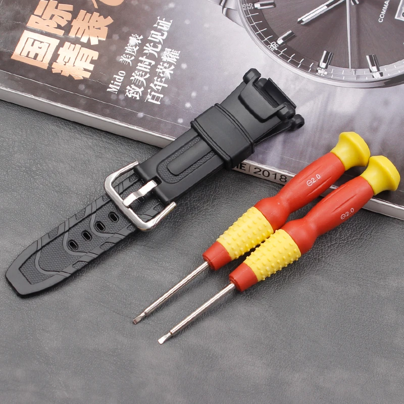 Мужской ремень из полимера Casio водонепроницаемый с пряжкой для спорта на