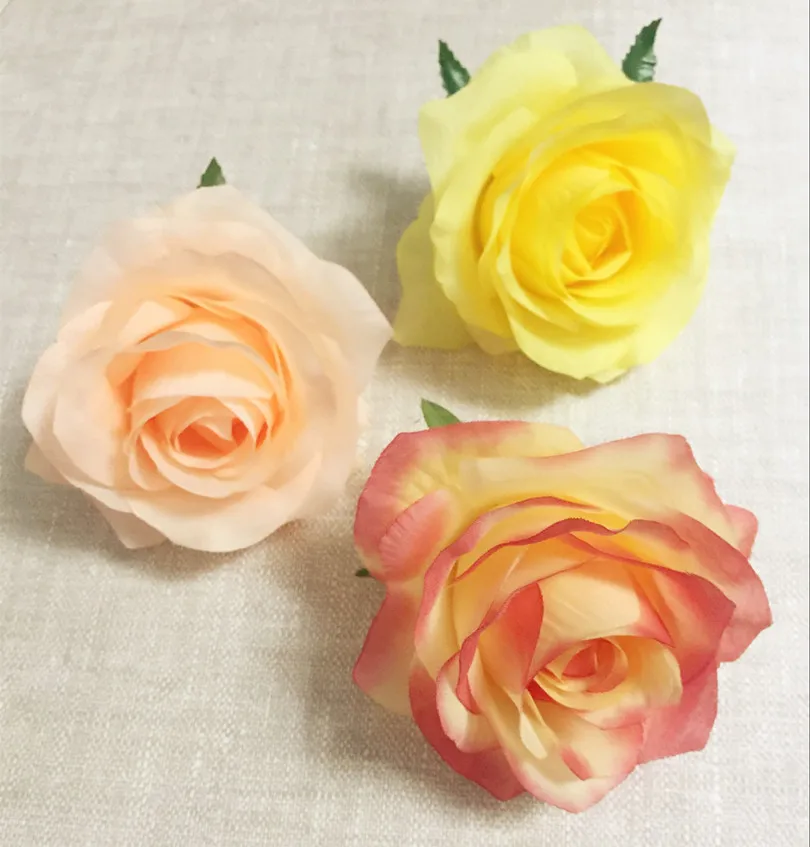 30 шт. искусственные цветы розы 8 5 см 13 цветов|flower head|rose flower headfake flowers |