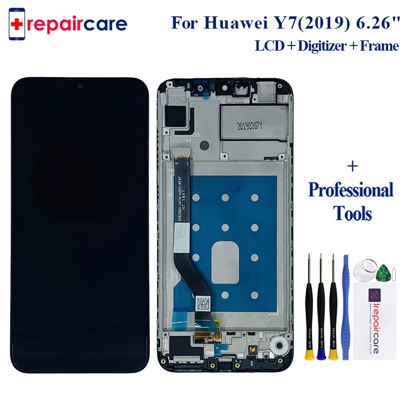 ЖК-дисплей 6 26 дюйма для Huawei Y7 2019 / Prime Pro сенсорный экран с дигитайзером в сборе
