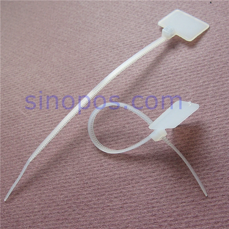 Хомуты для идентификационных маркеров с флагом нейлоновый самоблокирующийся