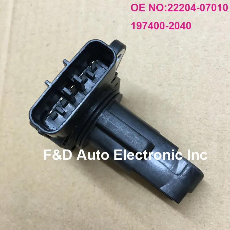 Новый датчик массового расхода воздуха OEM 22204 07010 для 1999 2006 TOYOTA Celica Corolla Verso RAV 4 MAF