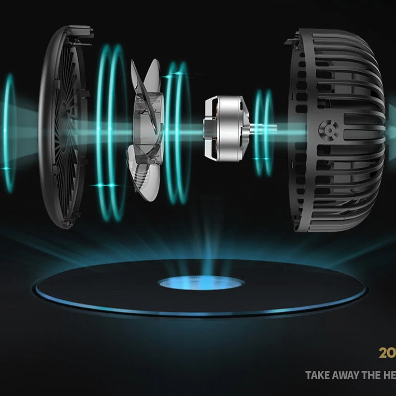 Портативный Mini-USB Настольный вентилятор ABS Электрический Рабочий стол
