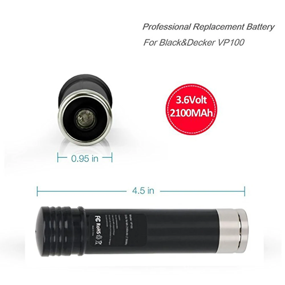 1X3000 3 6 В Ni MH VP100 аккумуляторная батарея для BLACKNDECKER VersaPak VP110 VP105 VP143 151995