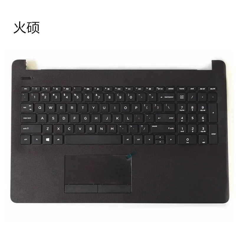 Черная верхняя крышка с сенсорной панелью клавиатуры для Pavilion 15-BS 15-BW Palmrest 925008-001