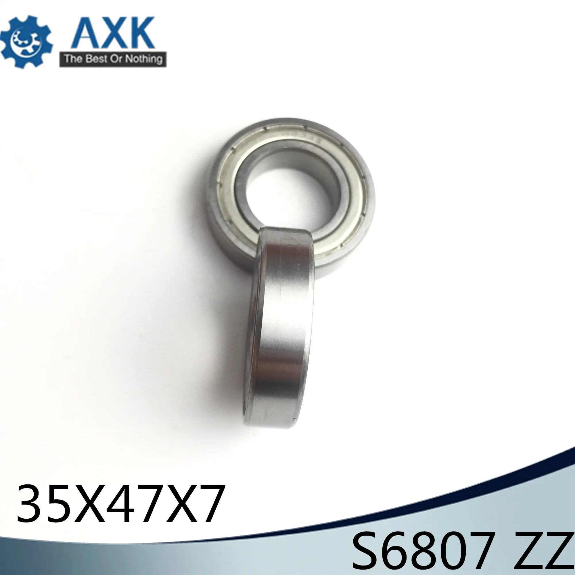 S6807ZZ подшипник 35*47*7 мм (5 шт.) ABEC 1 S6807 Z ZZ S 6807 440C шарикоподшипники из нержавеющей