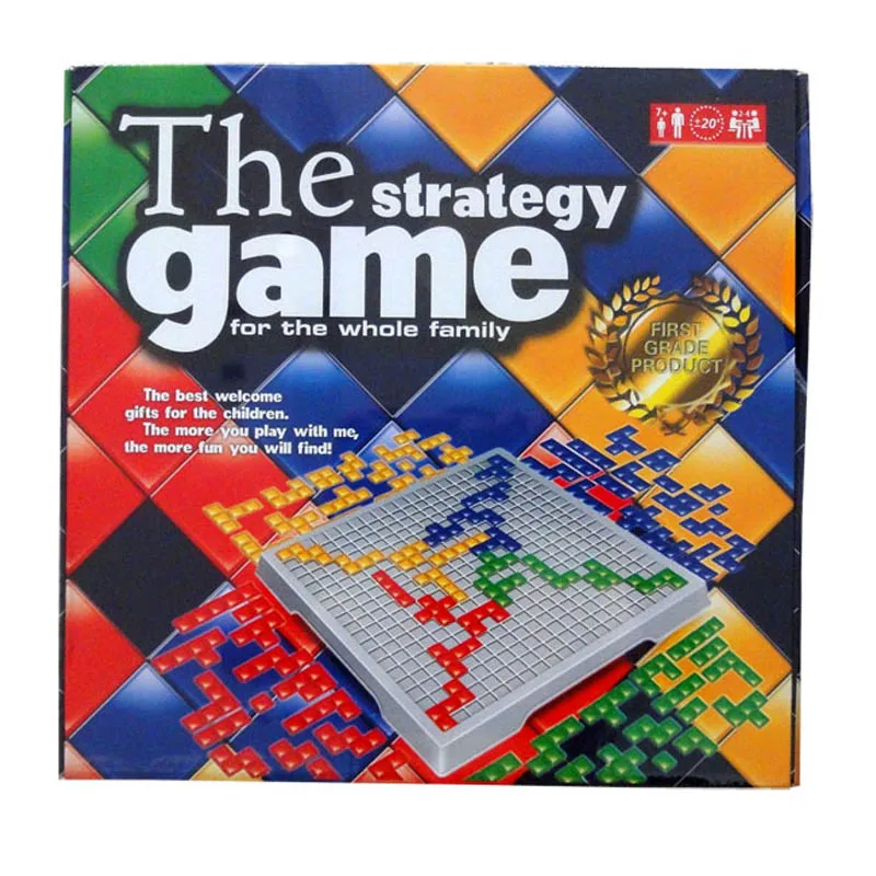 Настольная игра The Strategy Blokus развивающие игрушки на площади легкая для детей