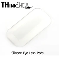3 pcslot silicone reuseable eye lashes pads pallet stand makeup tools for eyelash extension silicone individual eyelashes pads