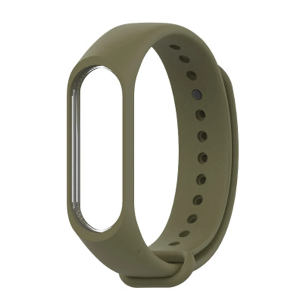 Браслет для Xiaomi Mi Band 3 4 спортивные часы с ремешком силиконовый ремешок браслет