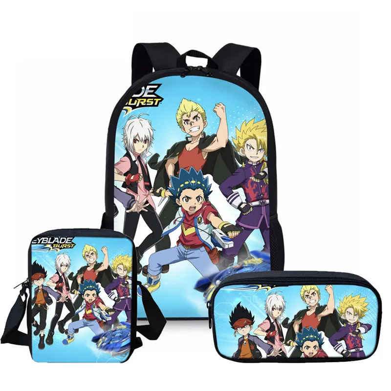 XM1871C-E-K Nopersonality игры аниме Beyblade Burst печати школьные сумки наборы для подростков мальчиков крутой мультфильм дети школьные сумки детские книжные сумки - Цвет: XM1871C-E-K