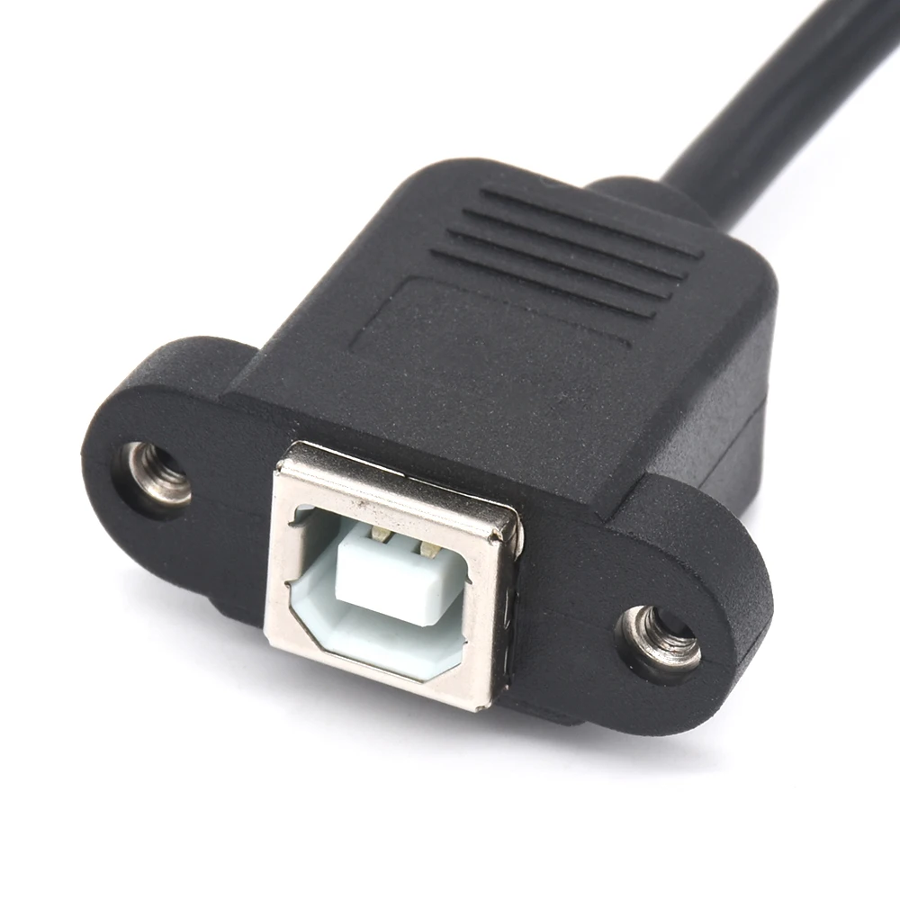 10 шт./лот 30 см 50 USB 2 0 B Тип гнездо принтера панель крепление на шаг мм 5pin корпус
