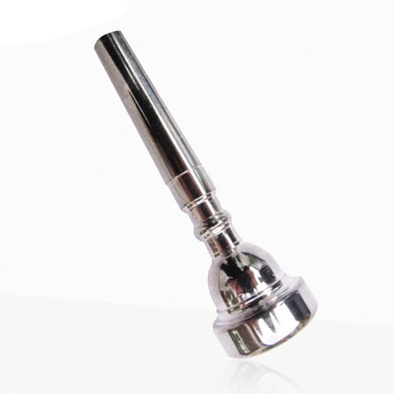 HOT Trumpet Mouthpiece Music Instrument Silver Plated Gift Durable For 7C Size Musicians HV99 |