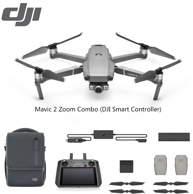 DJI Mavic 2 Pro/Mavic 2 Zoom с умным контроллером DJI и камерой Hasselblad zoom lens RC Quadcopter 4K HD камера - Цвет: M2ZoomCombo Smart RC